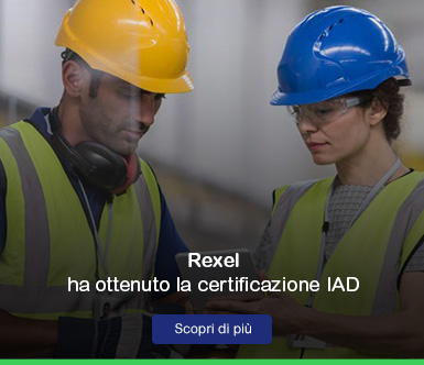 Rexel ha ottenuto la certificazione ufficiale IAD